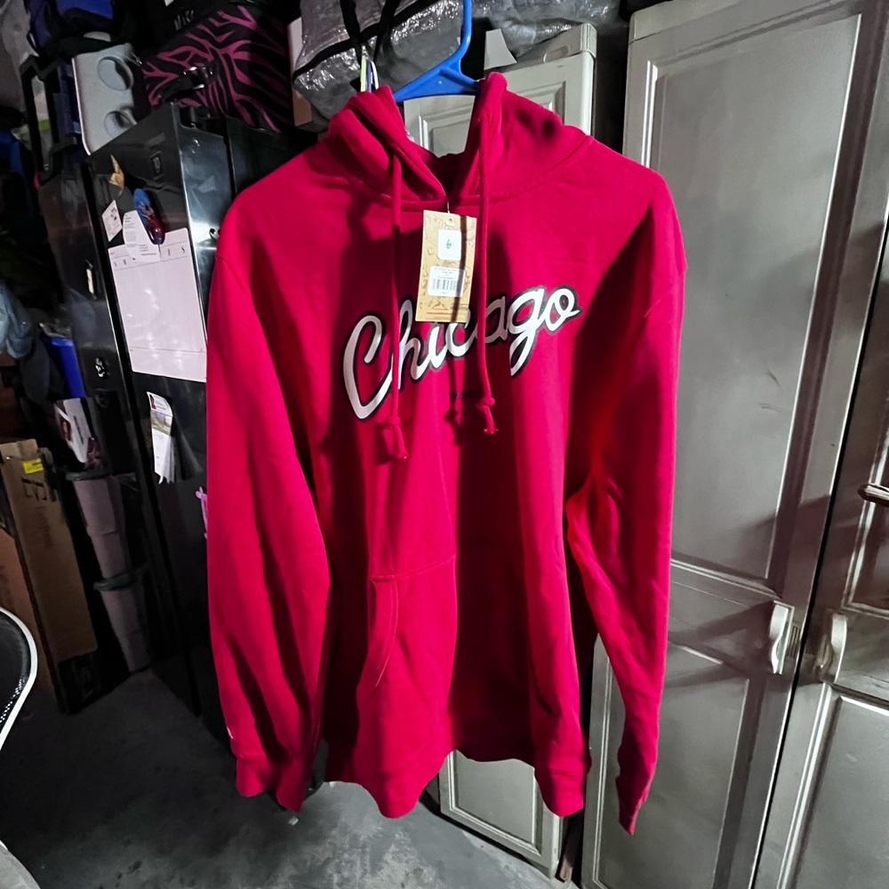 Chicago Bulls Mitchell & Ness Woodmark logo